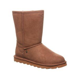 New Bearpaw Elle Short Vegan Brown Hickory Boots